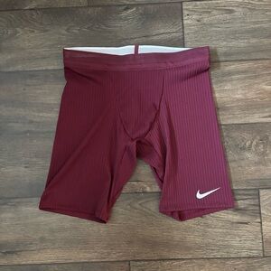 Nike Men's Pro Elite Half Tights Men's Size XL Burgundy DA2913-673 Team Issued
